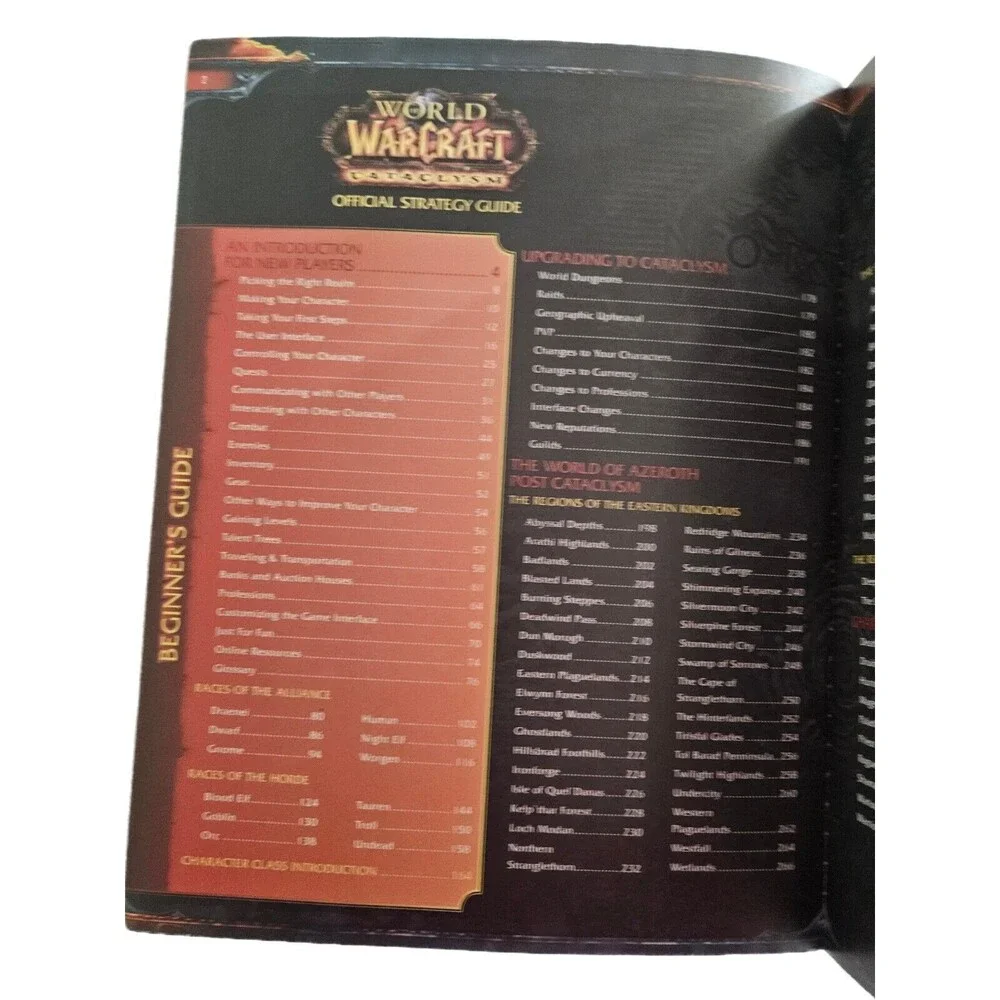 Brady Games Signature Series Guide World of Warcraft Cataclysm Covers PC&MAC OS